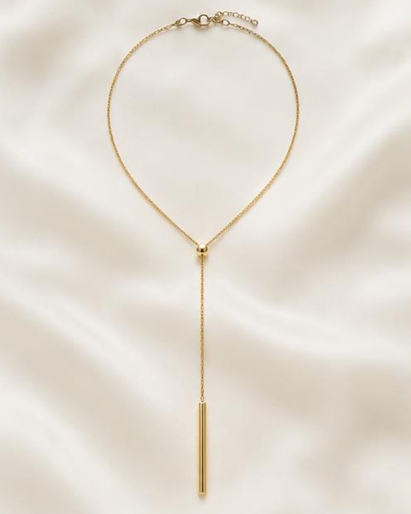 Bar Lariat Necklace
