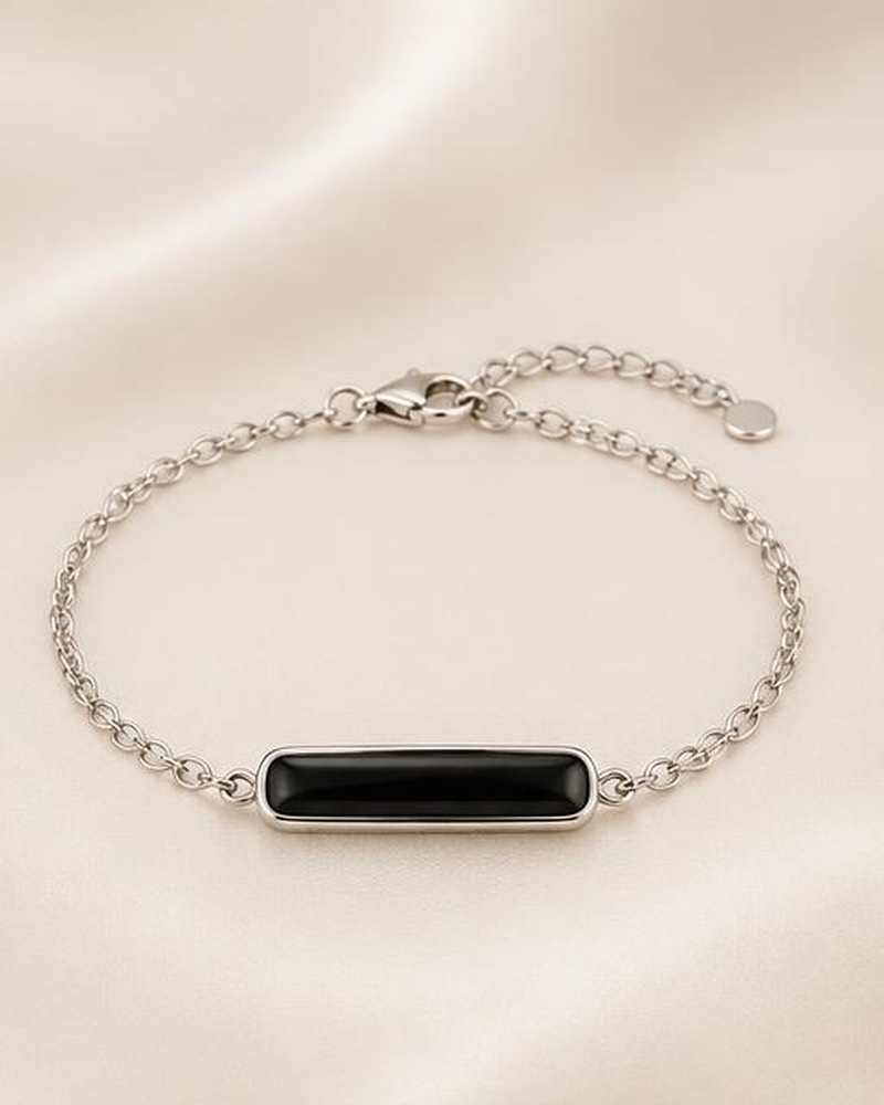 Black Bar Bracelet