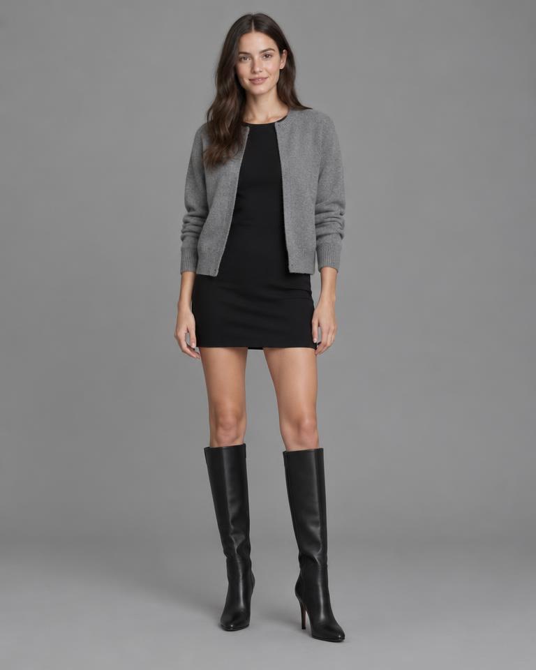 Black Knee-High Boots