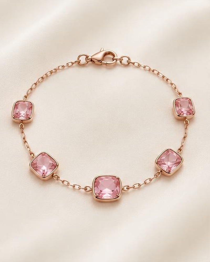 Blush Cushion Bracelet