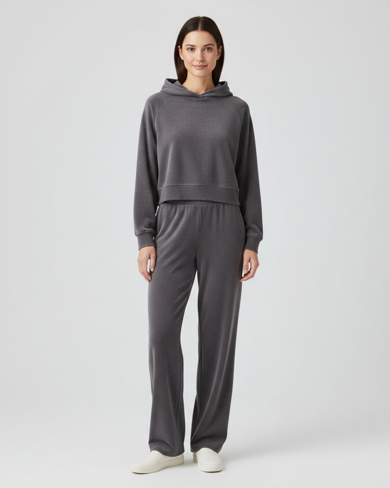 Charcoal Lounge Hoodie & Joggers Matching Set