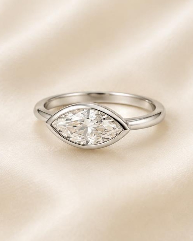 East–West Marquise Ring