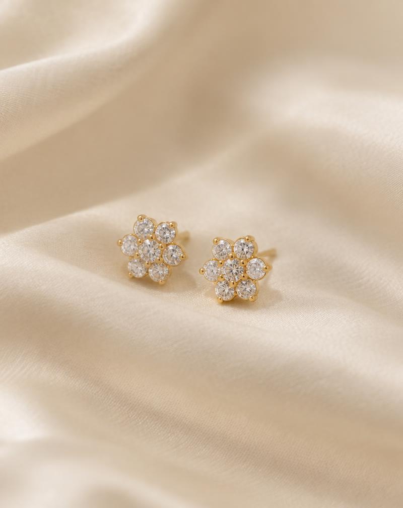 Flower Cluster Studs