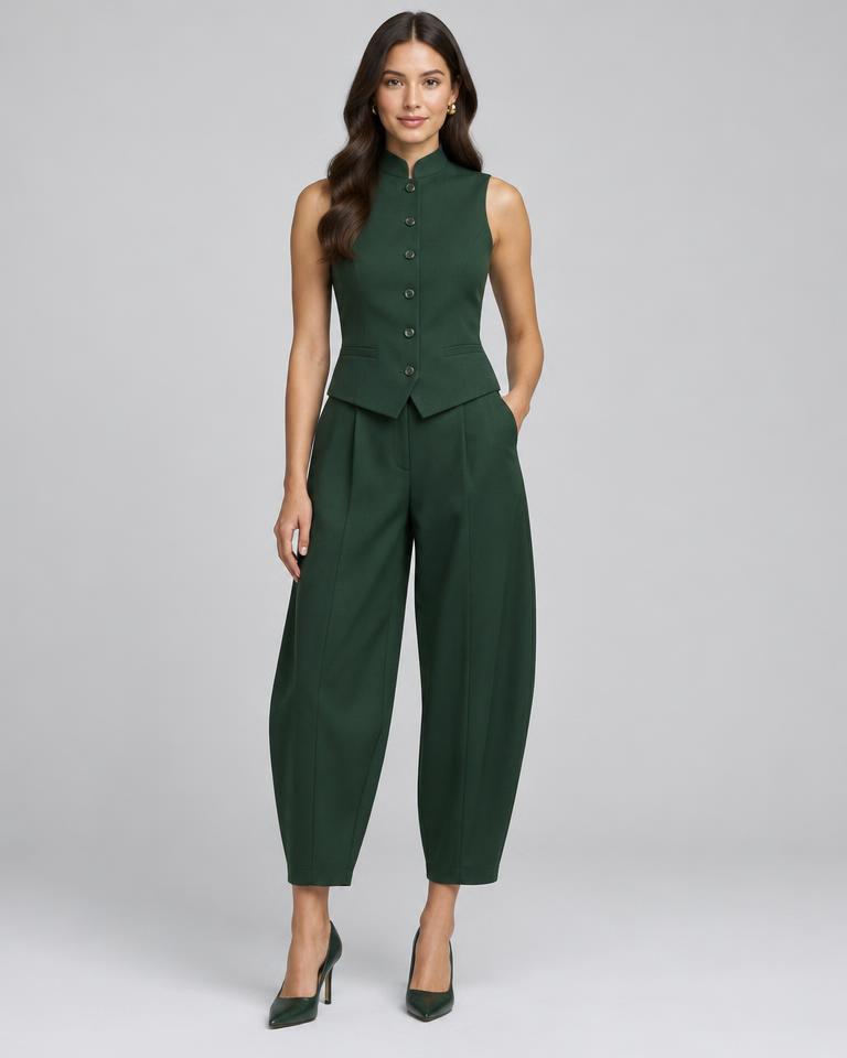Forest Barrel-Leg Two-Piece