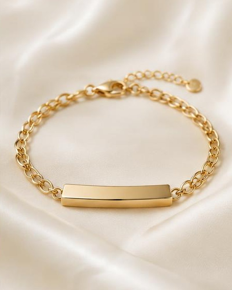 Gold Bar Bracelet