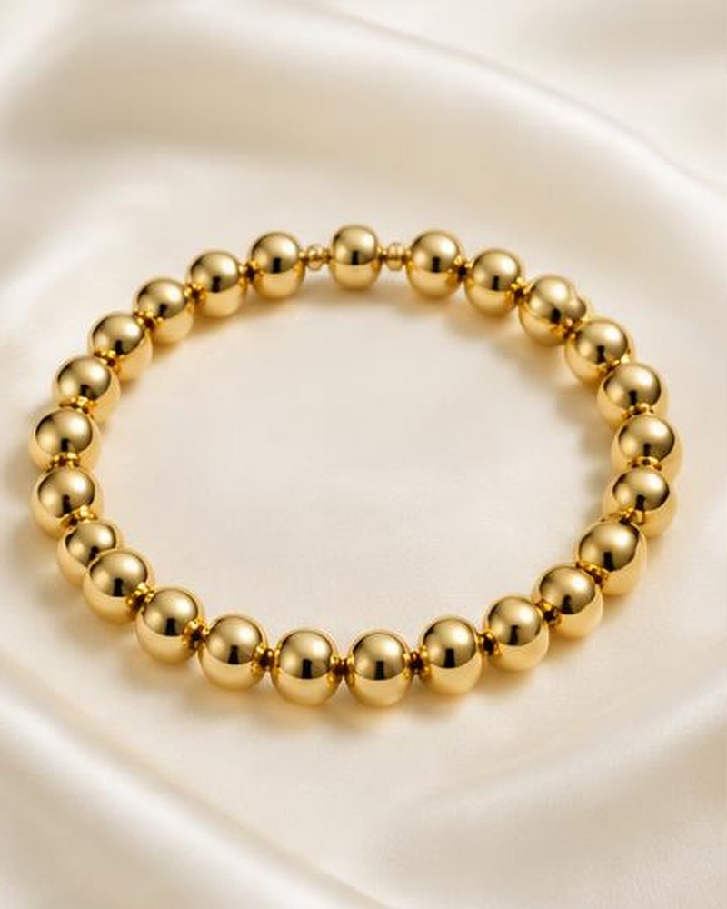 Gold Bead Bracelet