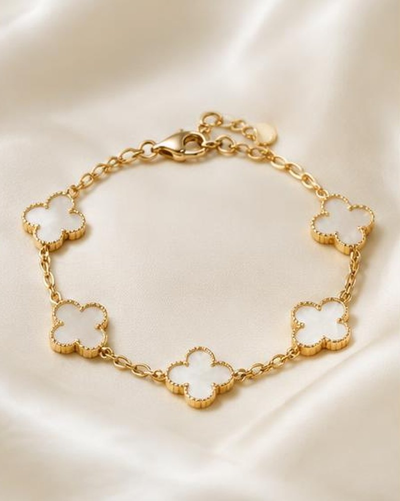 Gold Clover Bracelet