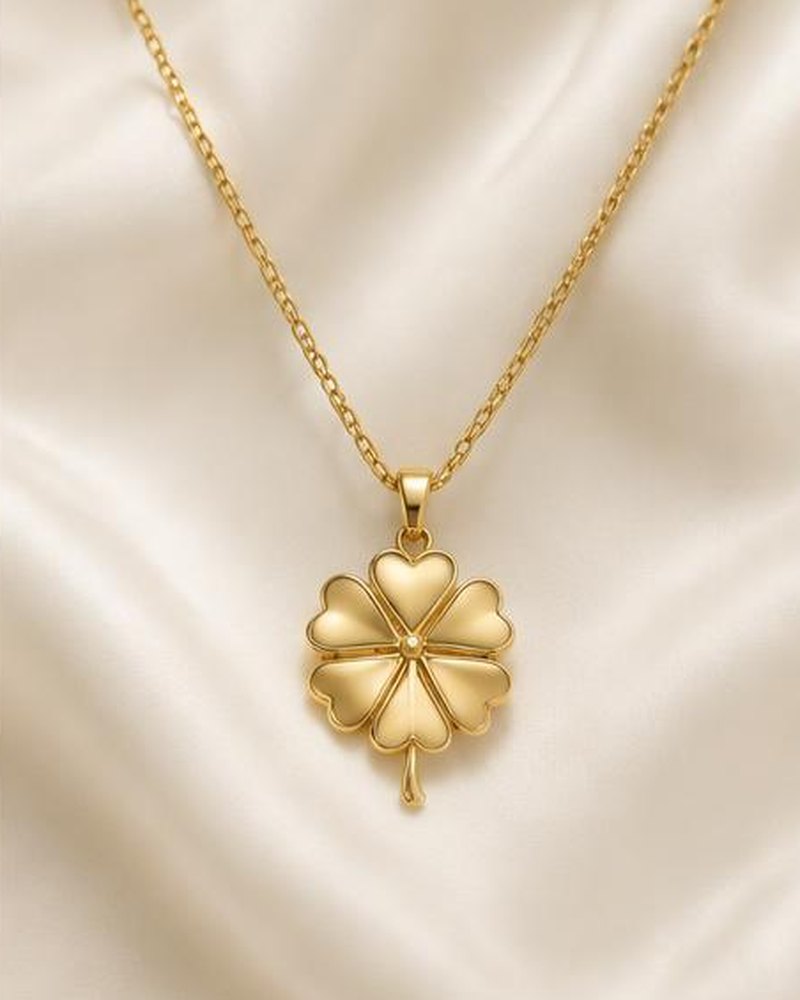 Gold Clover Pendant