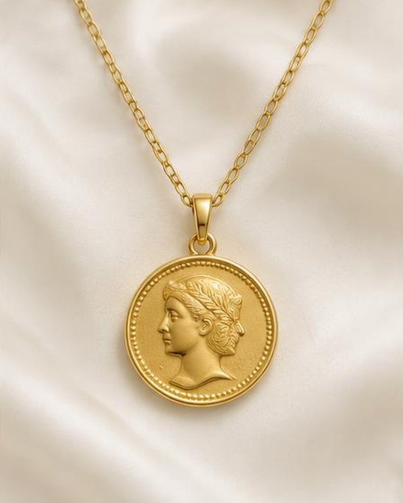 Gold Coin Pendant