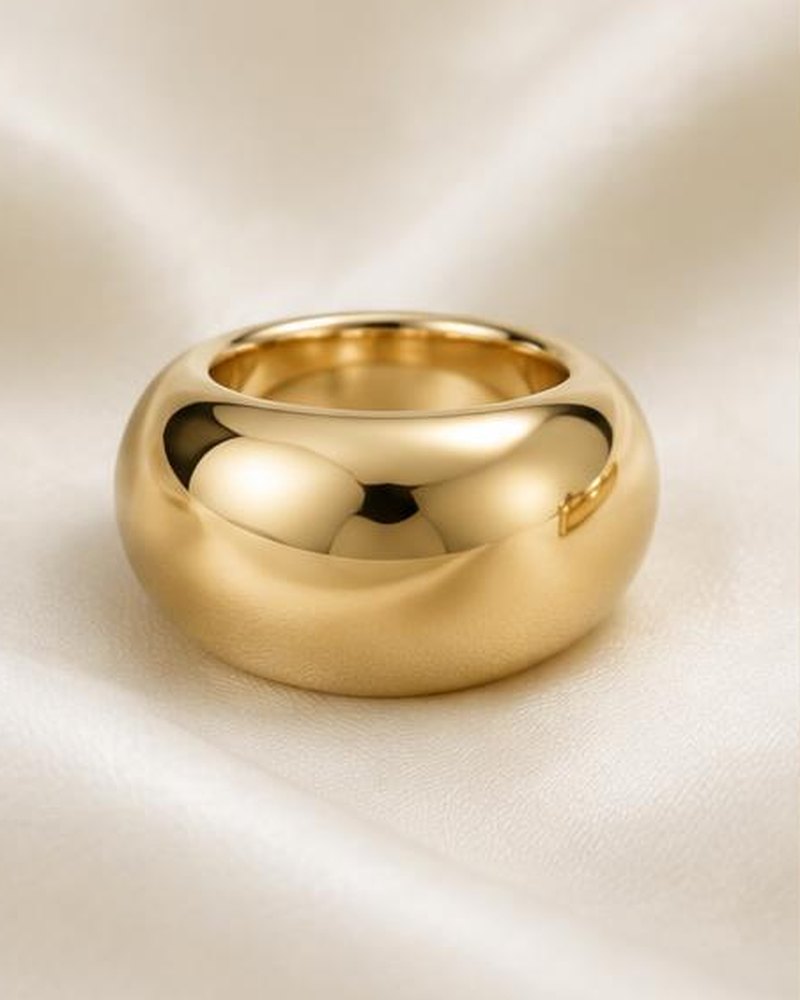 Gold Dome Ring