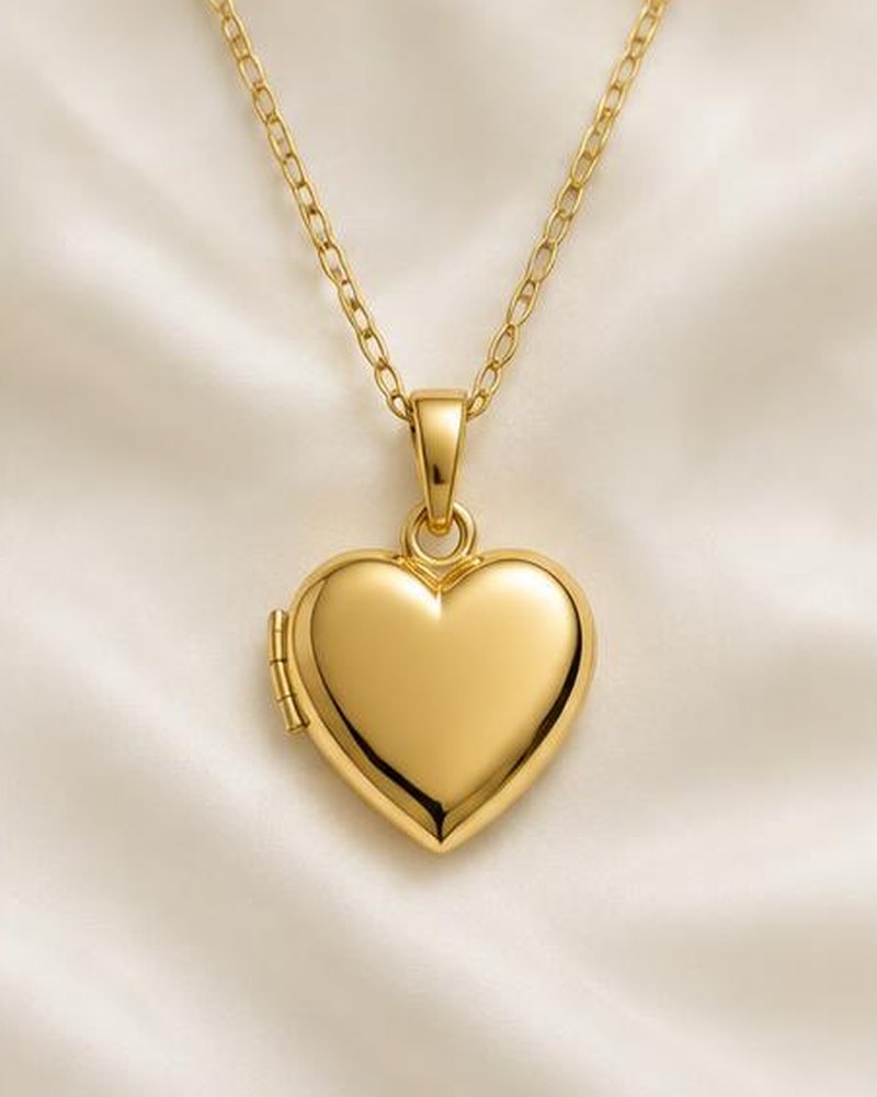 Gold Heart Locket