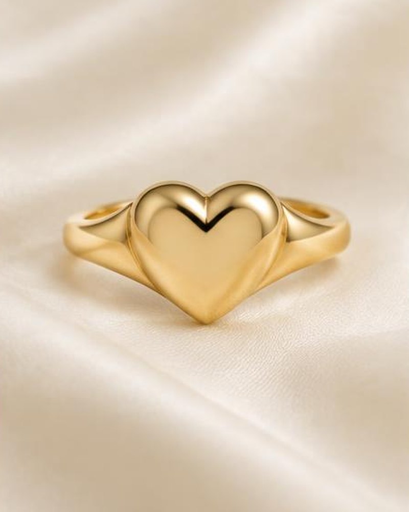 Gold Heart Ring