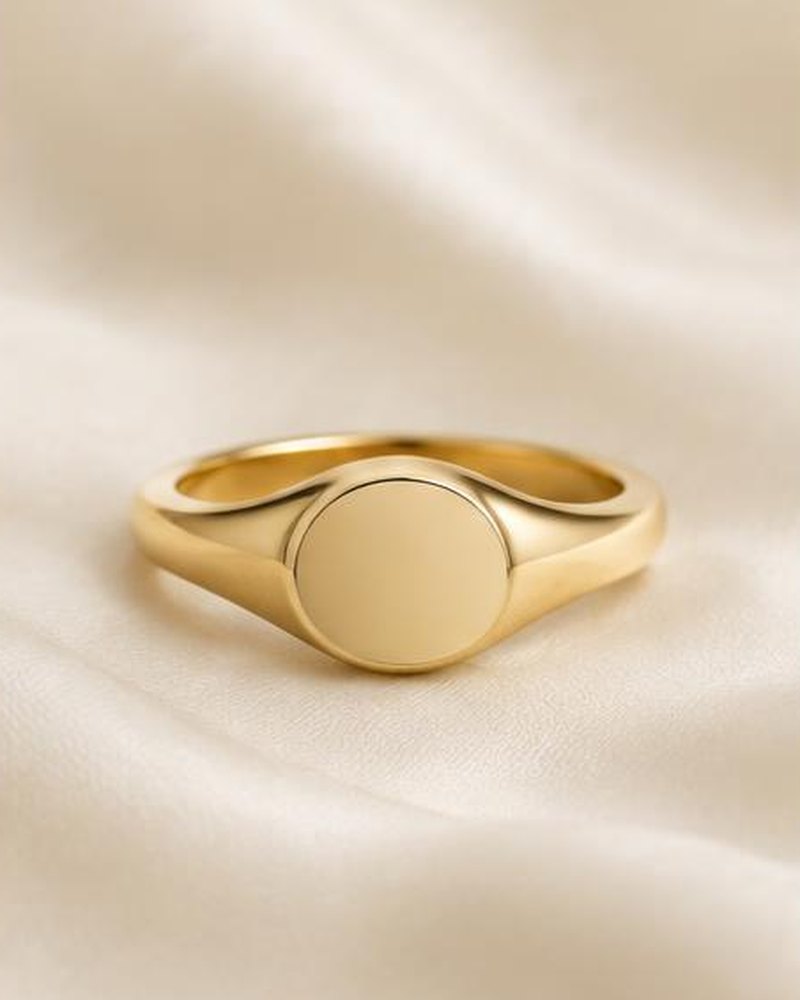 Gold Pinky Signet