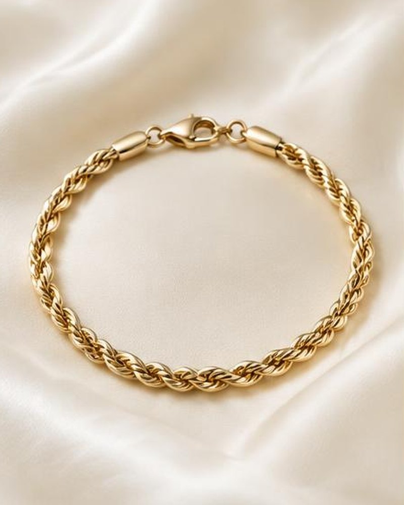 Gold Rope Bracelet