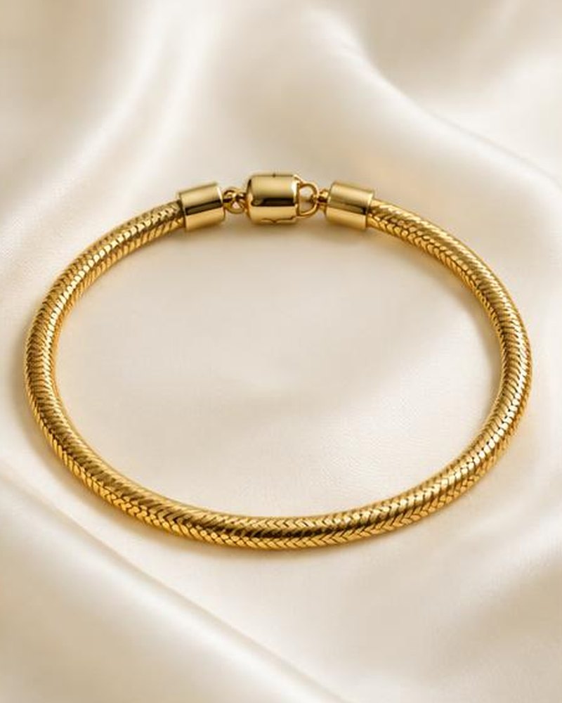Gold Snake Bracelet