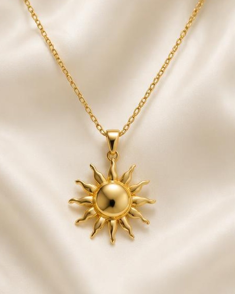 Gold Sun Pendant