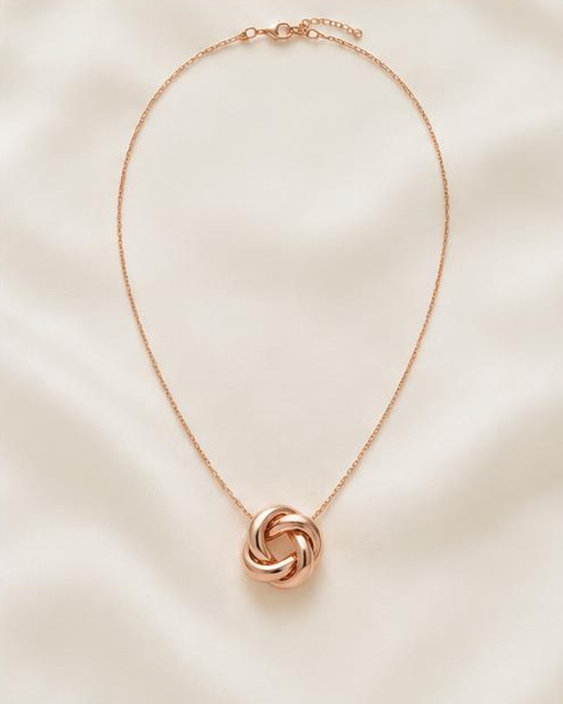 Rose Knot Necklace