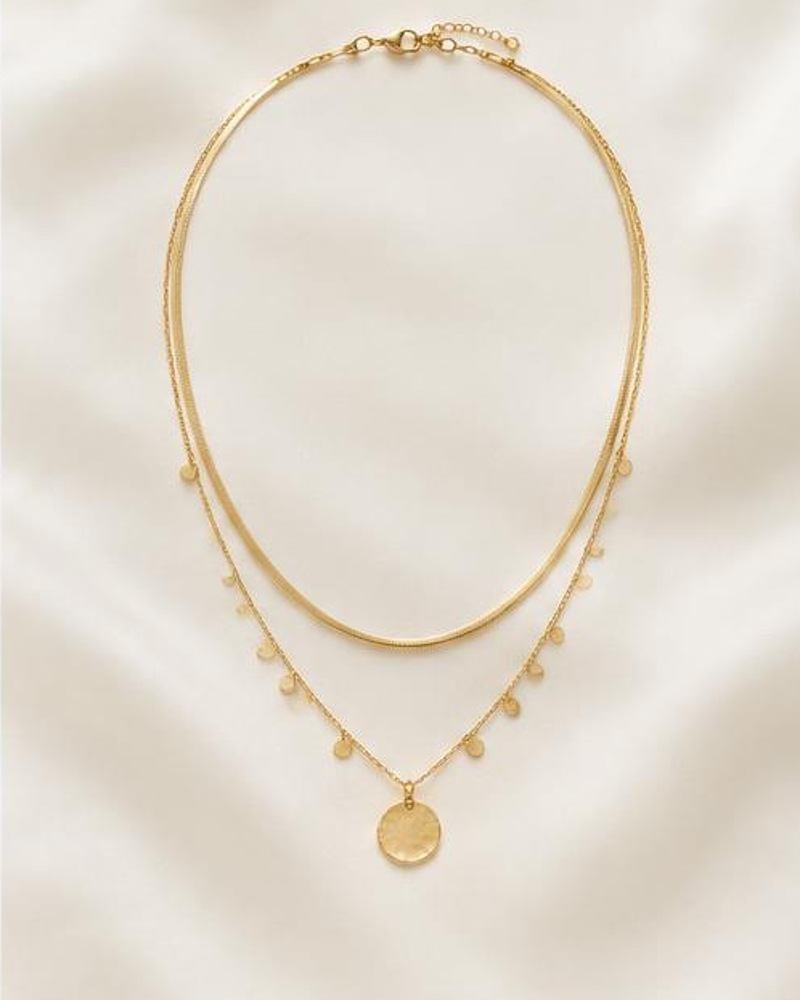 Layered Coin Necklace