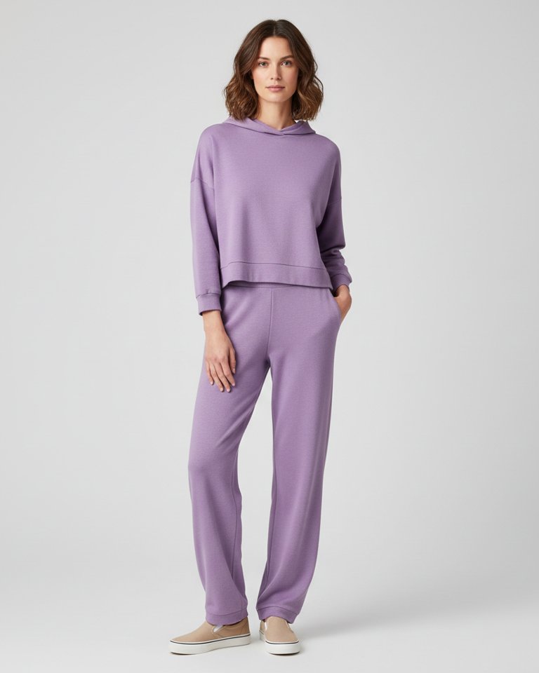 Lilac Lounge Hoodie & Joggers Matching Set