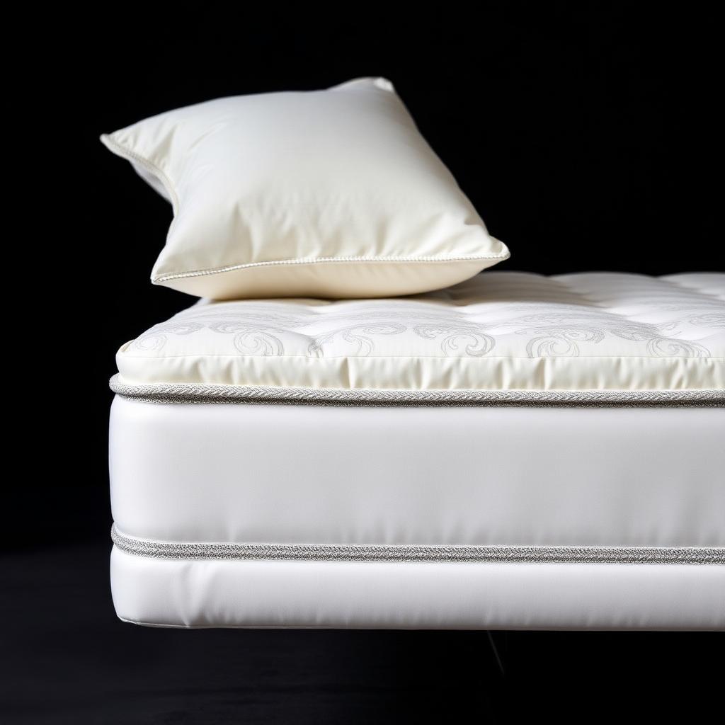 Damask Blanche — Ivory cotton damask