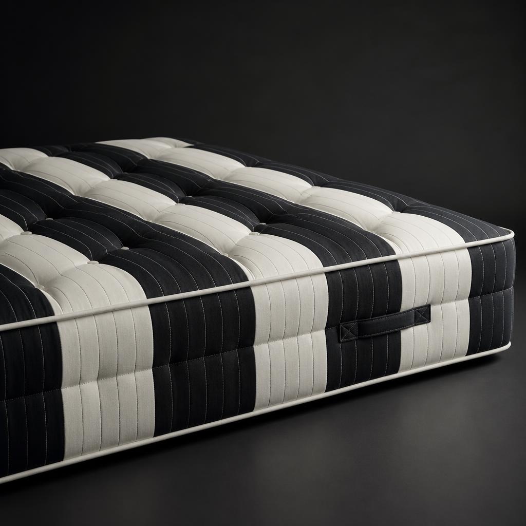 Op Art — Black-and-white panel ticking