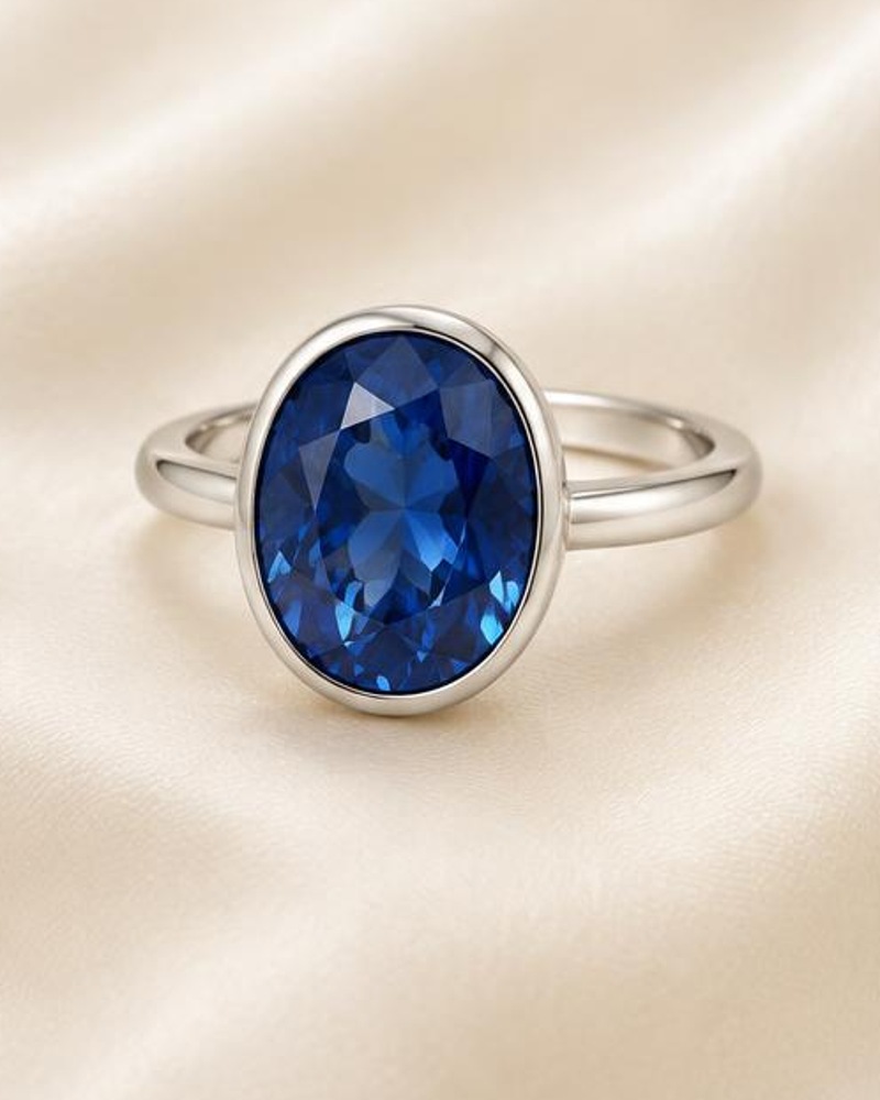 Midnight Oval Ring