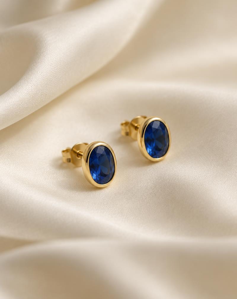 Blue Stone Studs