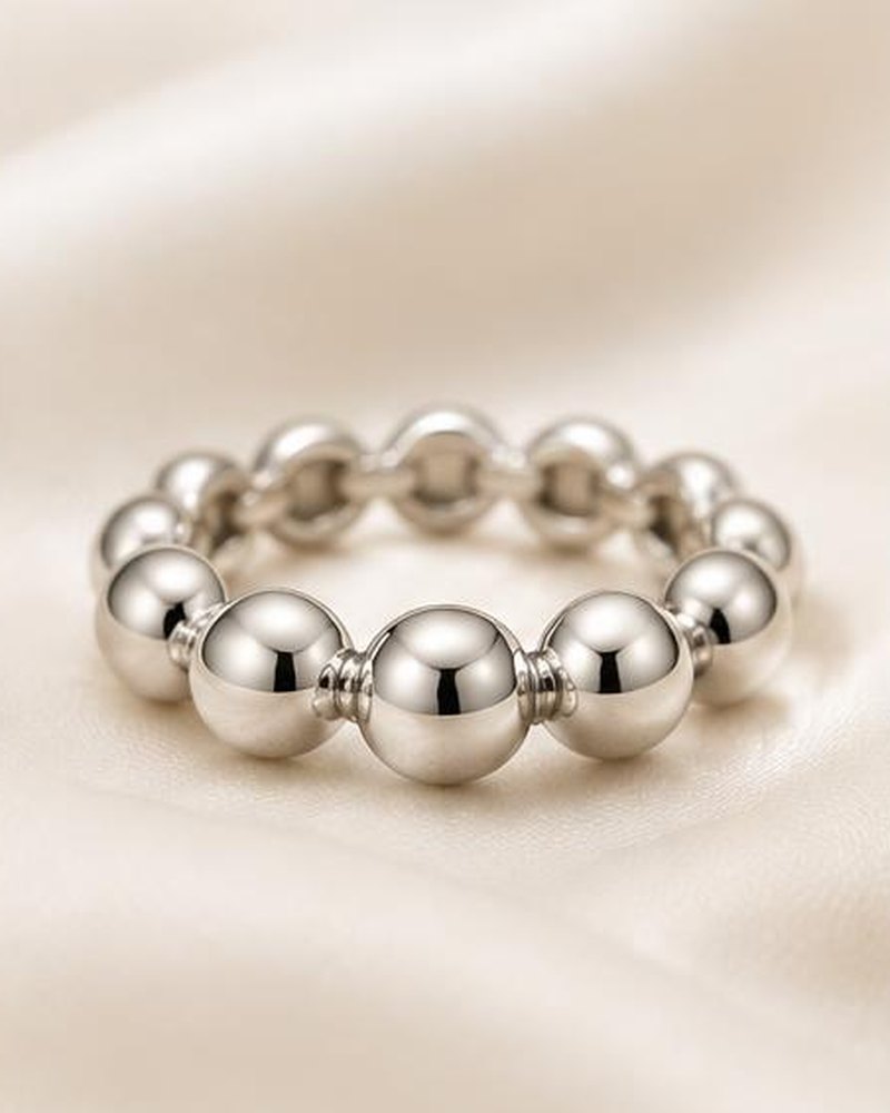 Silver Bubble Ring