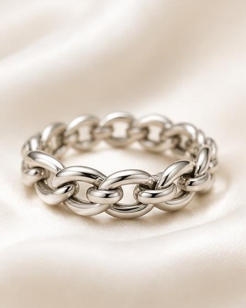 Silver Chain Ring