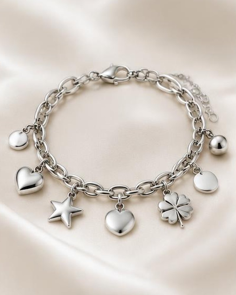 Silver Charm Bracelet