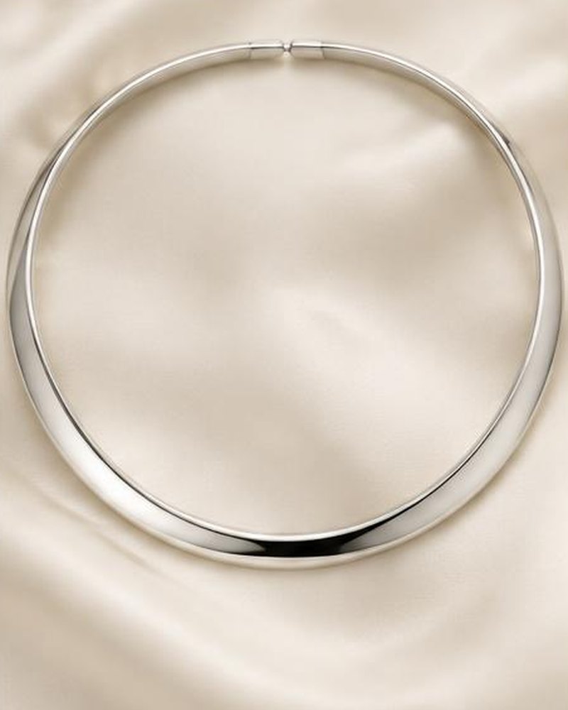Silver Collar Necklace