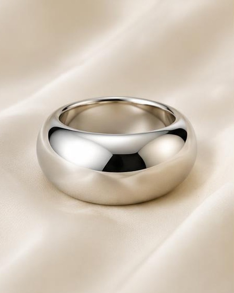 Silver Dome Ring