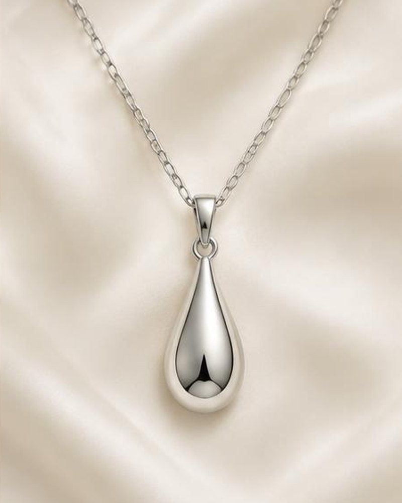Silver Drop Pendant