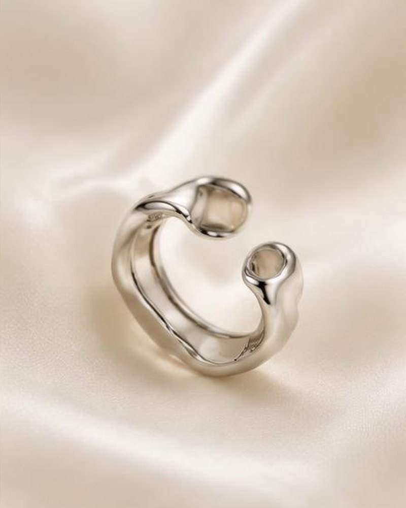 Silver Ear Cuff
