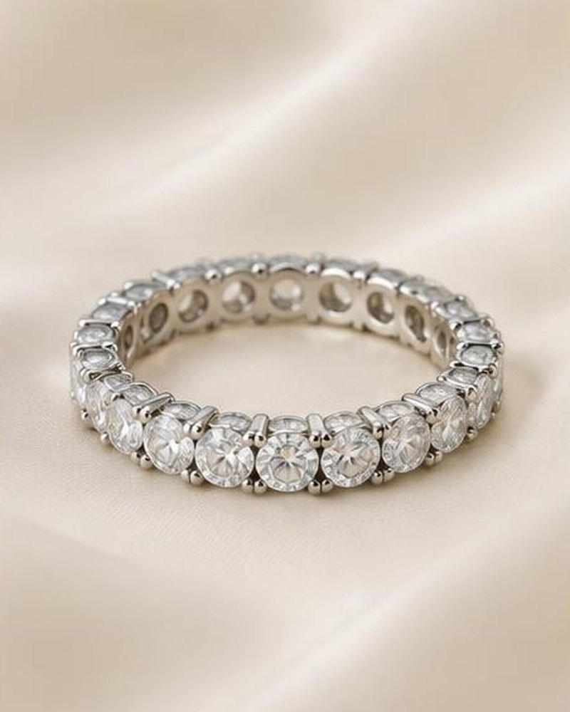 Silver Eternity Band