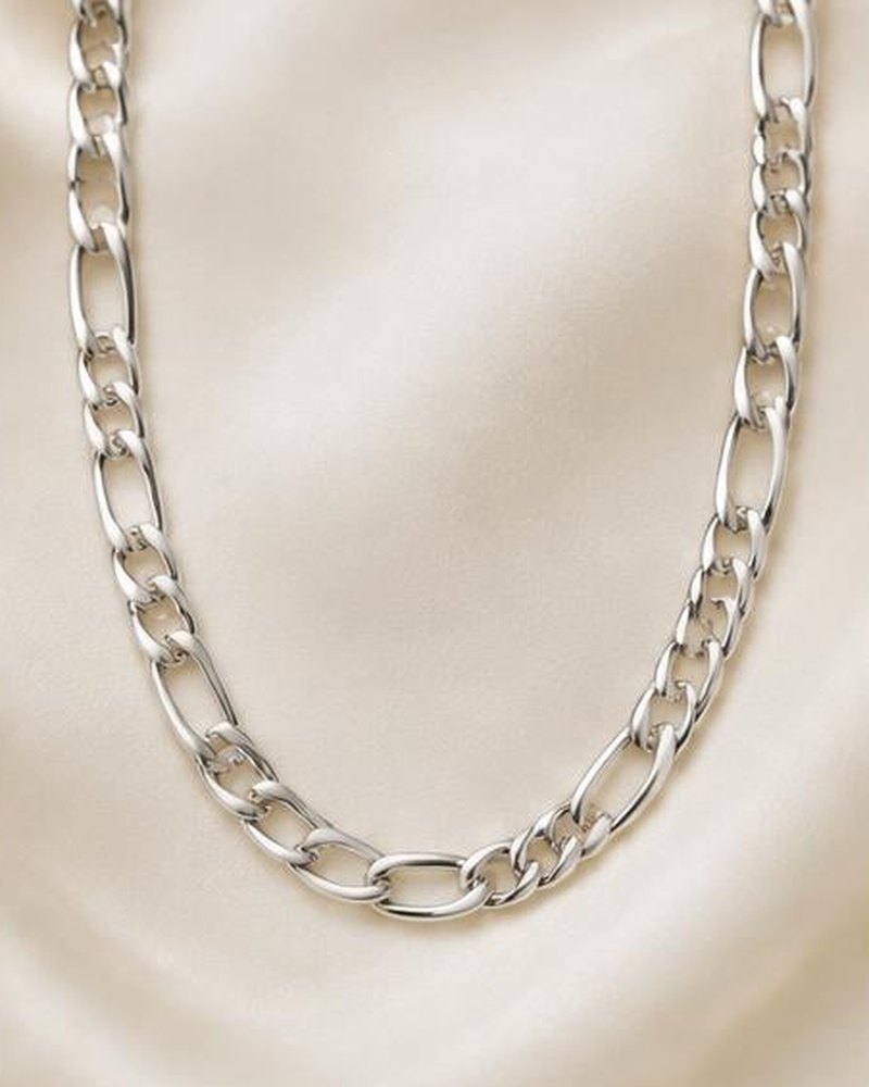Silver Figaro Chain