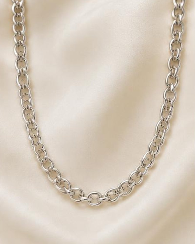 Silver Rolo Chain