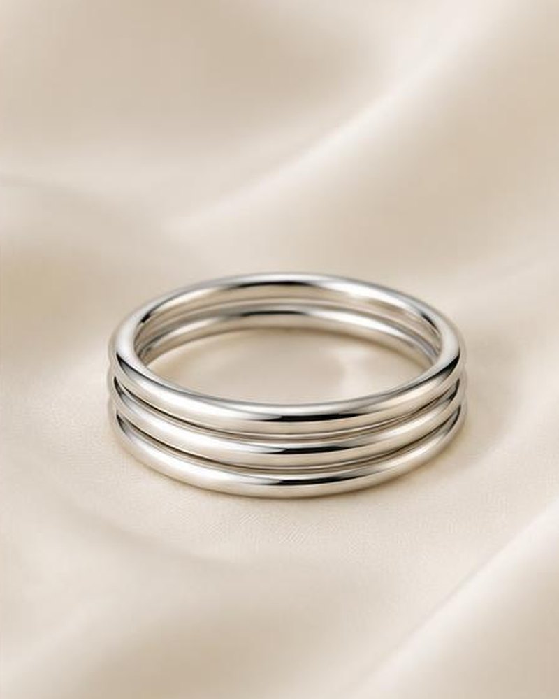 Silver Stacking Trio
