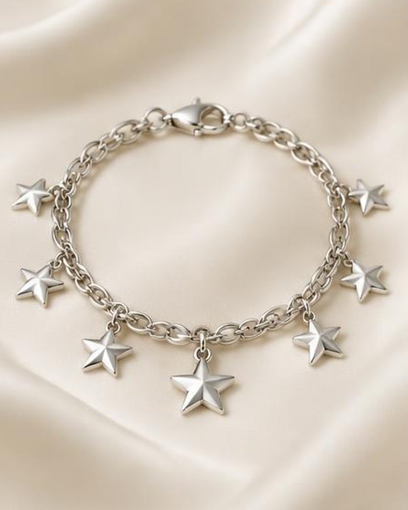 Silver Star Bracelet