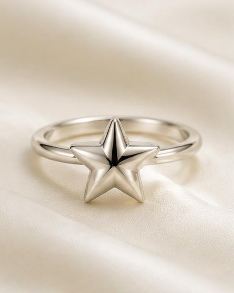 Silver Star Ring