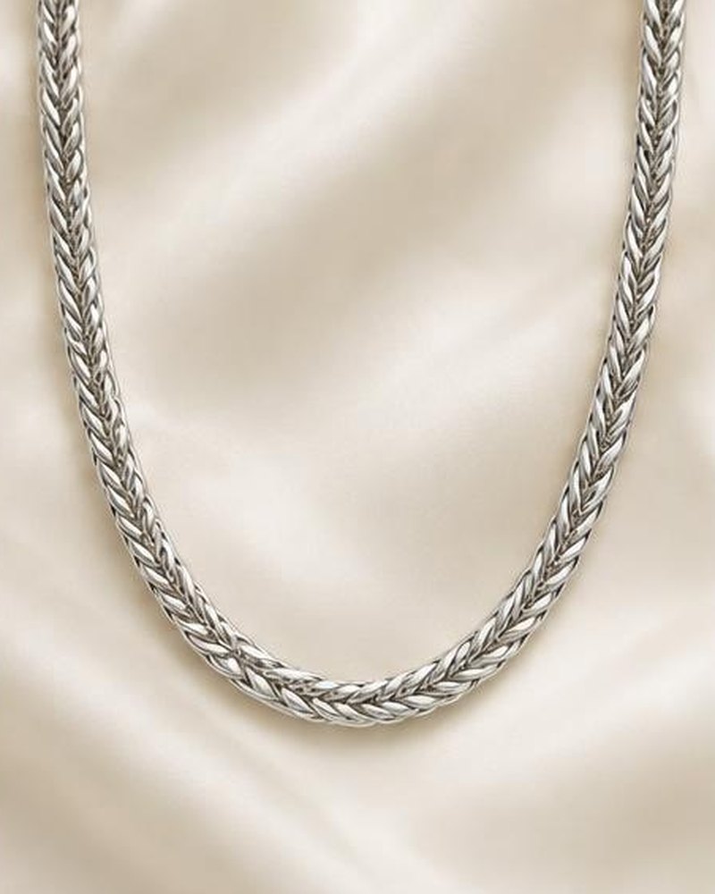 Silver Wheat Chain