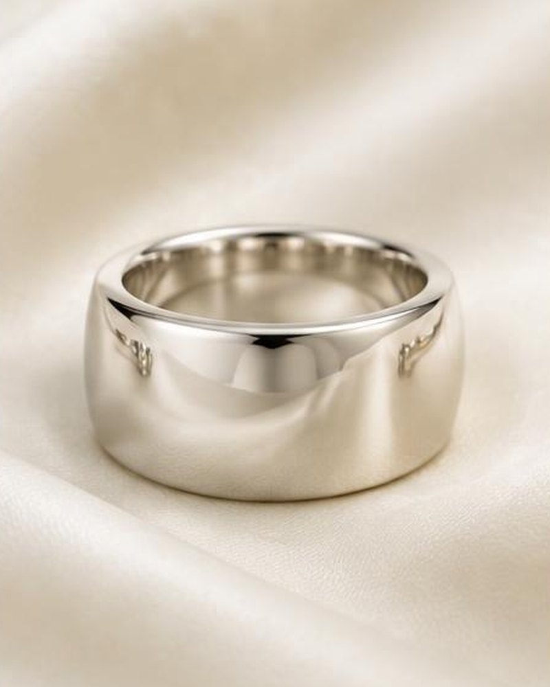 Silver Wide Band