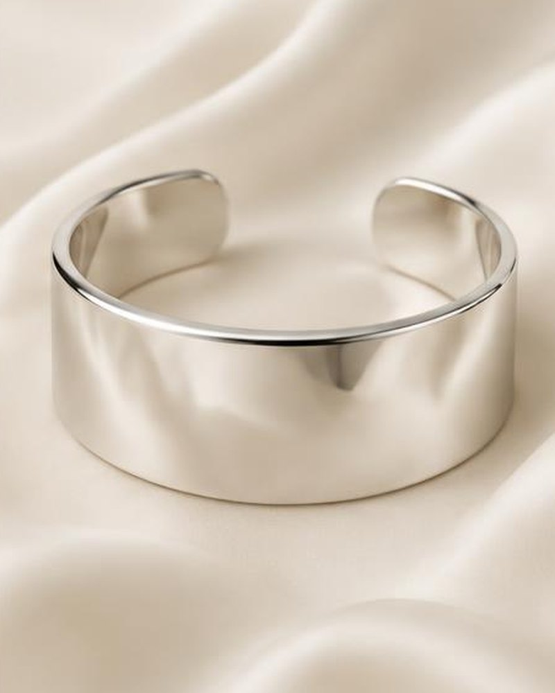 Silver Wide Cuff