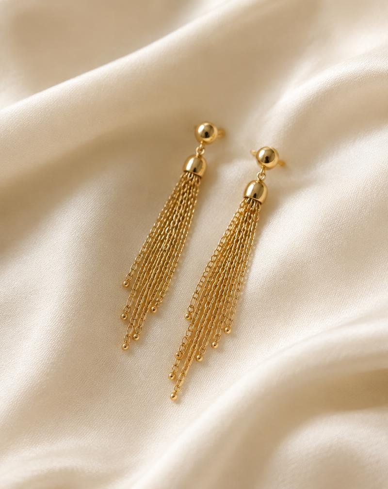 Chain Tassel Earrings