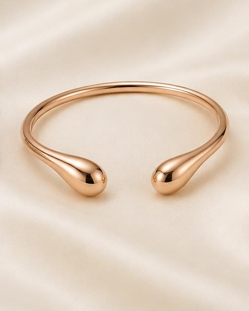 Rose Teardrop Cuff