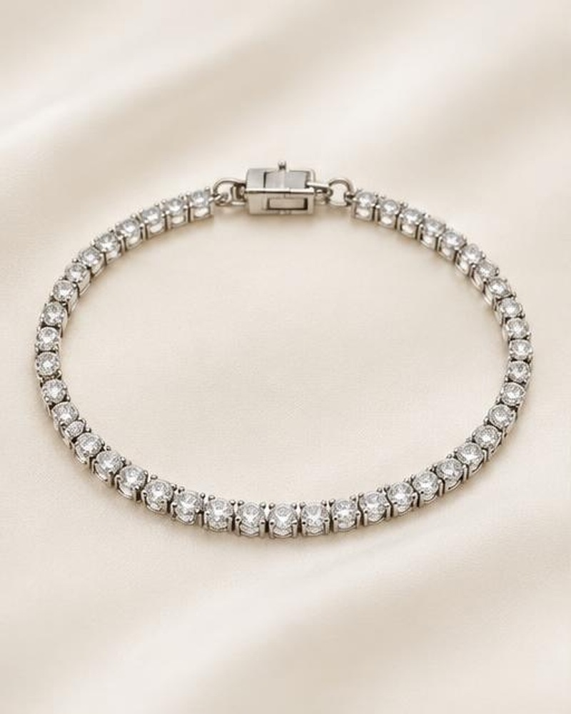 Clear Stone Tennis Bracelet